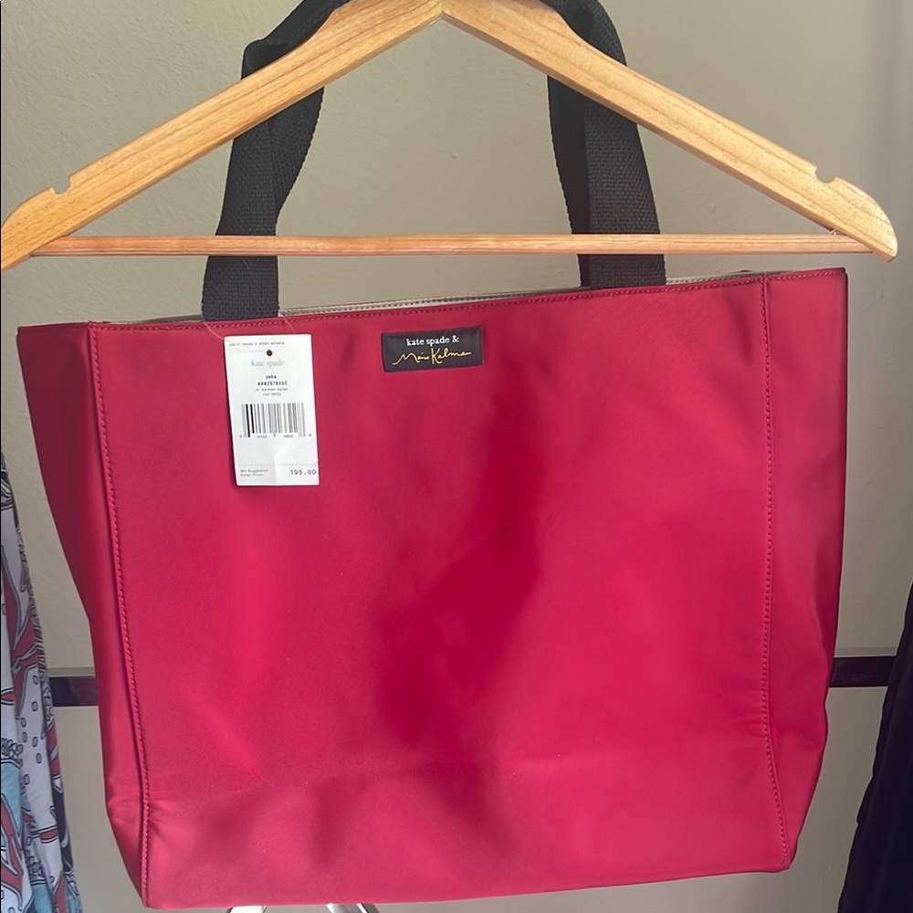 Kate Spade Maira Kalman Limited Edition Vintage "Darling" Red Tote - Picture 9 of 9